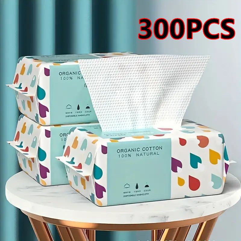 Skincare Only You - 100/300PCS Disposable Thick 100% Cotton Face
