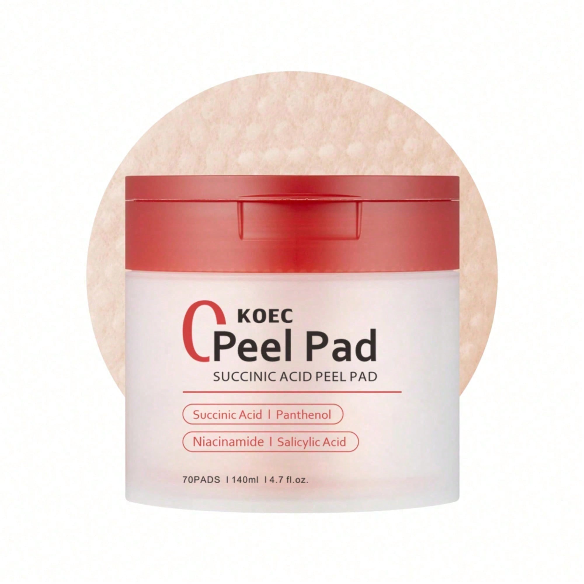 Toner Pads Red Succinic Acid P - đánh giá và giá Skincare Non Comedogenic