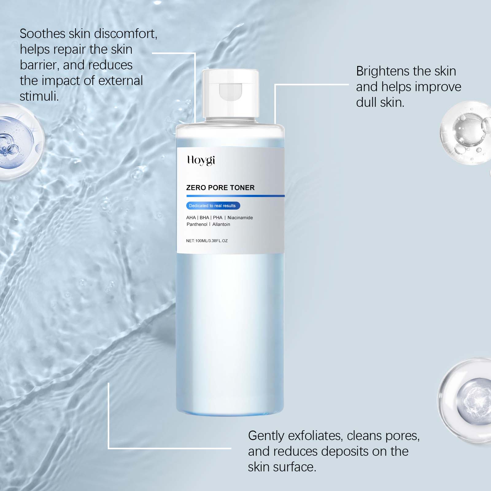 HOYGI Glycolic Acid Toning Sol - đánh giá và giá Glycolic Acid Exfoliant