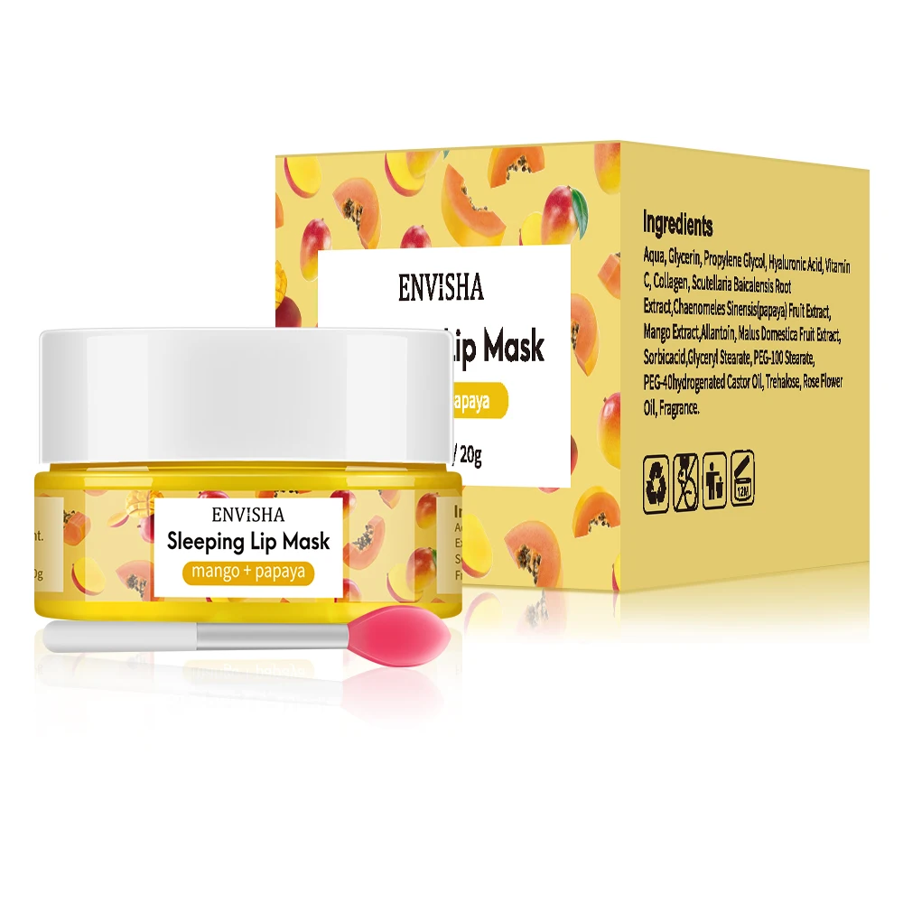 ENVISHA Lip Mask Sleeping Main - đánh giá và giá Glycolic Acid Exfoliant