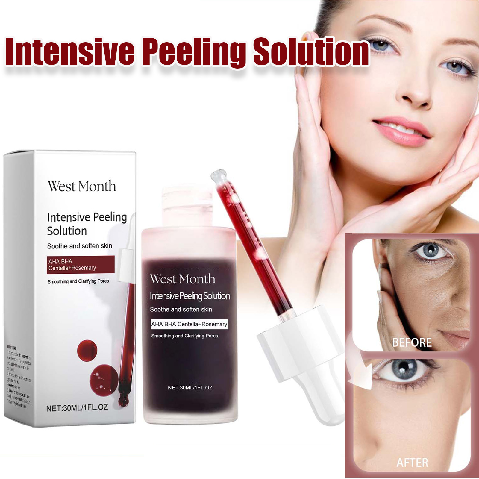 Peeling Face Serum Anti Acne B - đánh giá và giá Glycolic Acid Exfoliant