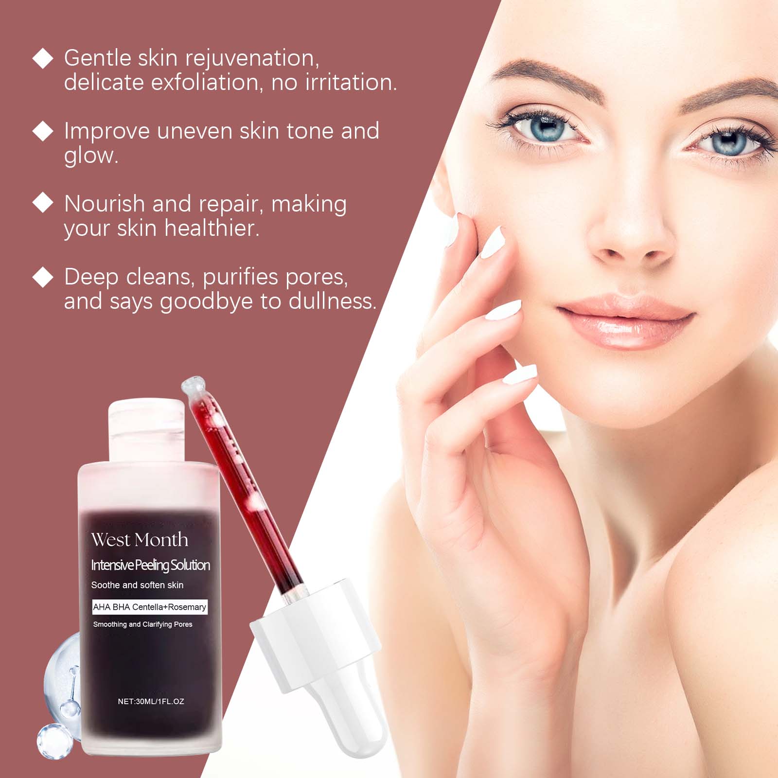 Peeling Face Serum Anti Acne B - đánh giá và giá Glycolic Acid Exfoliant